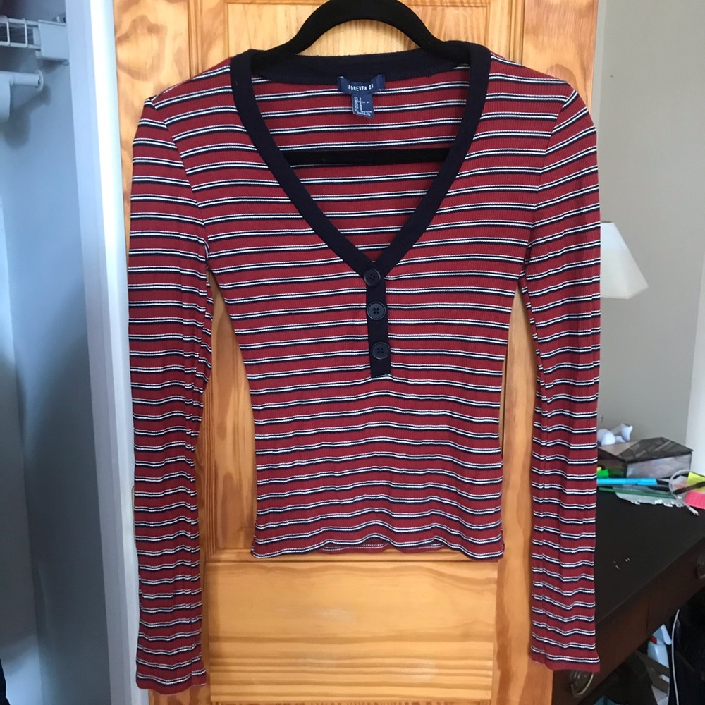 Forever 21 Striped Shirt